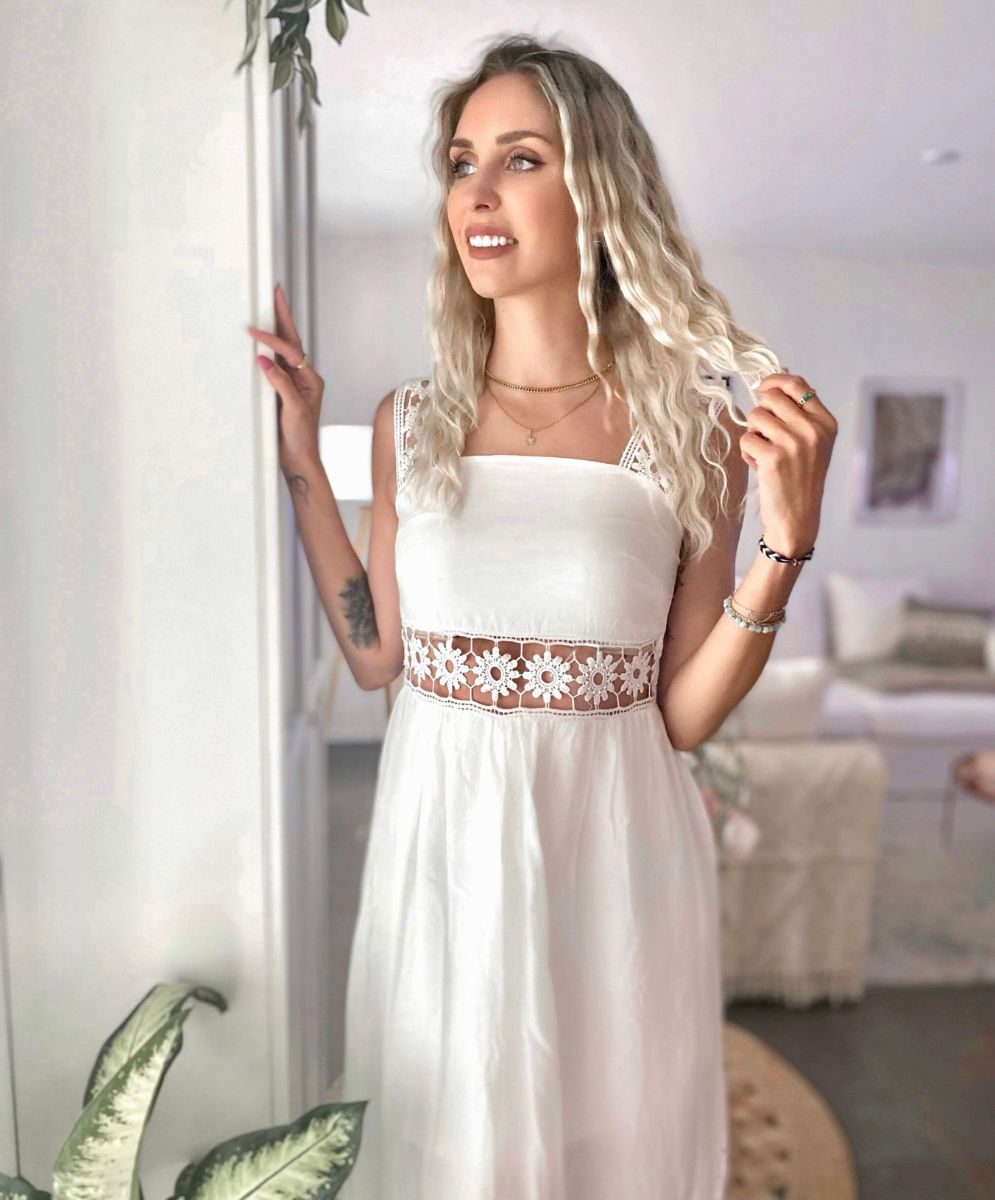 Look bohème blanc